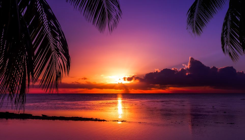 Tahiti sunset