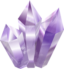 Amethyst, Purple Gem Stone Crystal