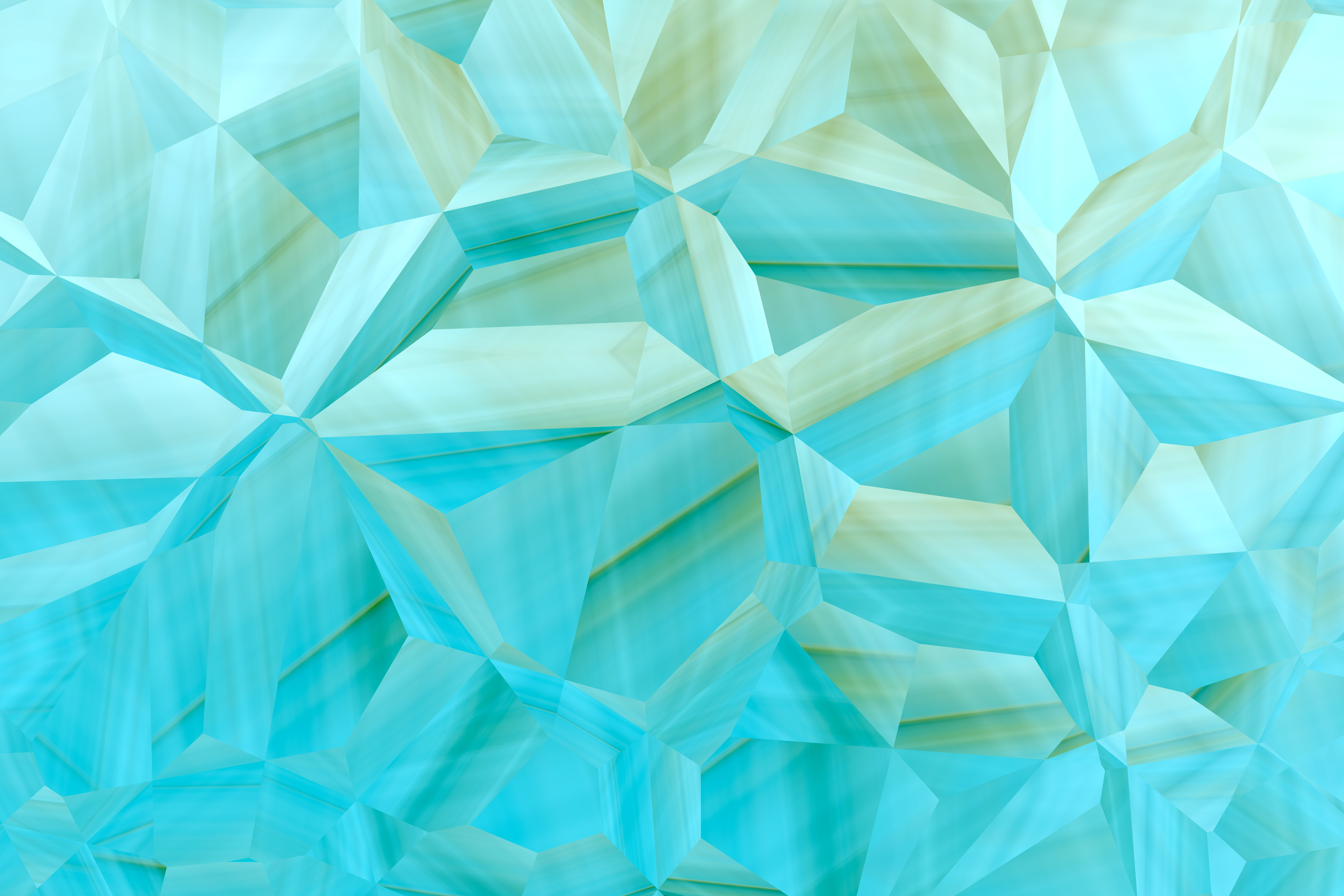 Aquamarine 3D abstract  background